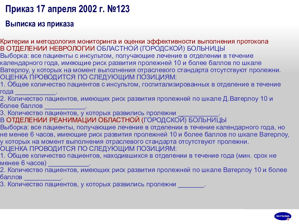 Пациент указание. Приказ 123. Приказ 123 пролежни. Номер приказа по профилактике пролежней. Приказ по пролежням.