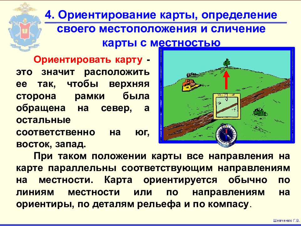 Способы определения направлений на местности. Ориентирование на местности по карте. Ориентация по карте на местности. Ориентирование по местности по карте. Способы определения своего местоположения на карте.