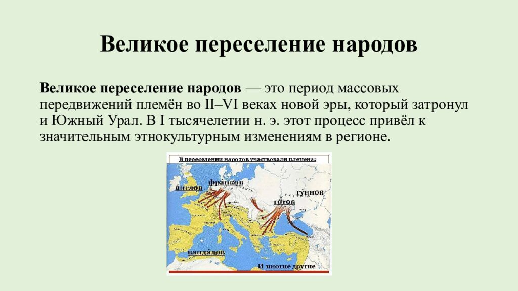 Великое переселение народов