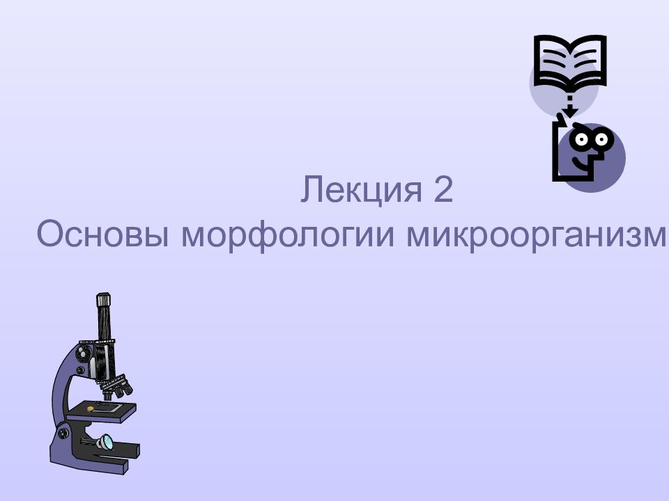 Лекция 2 Основы морфологии микроорганизмов