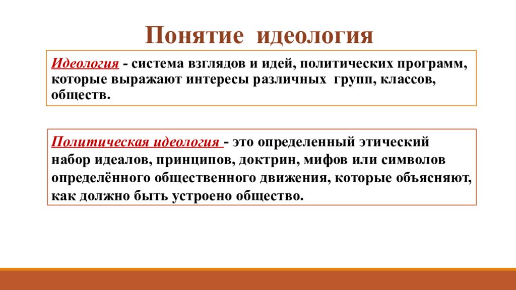 Содержание политической идеологии. Объясните содержание понятия идеология. Великие идеологии. Идеология презентация. Понятие идеологии.