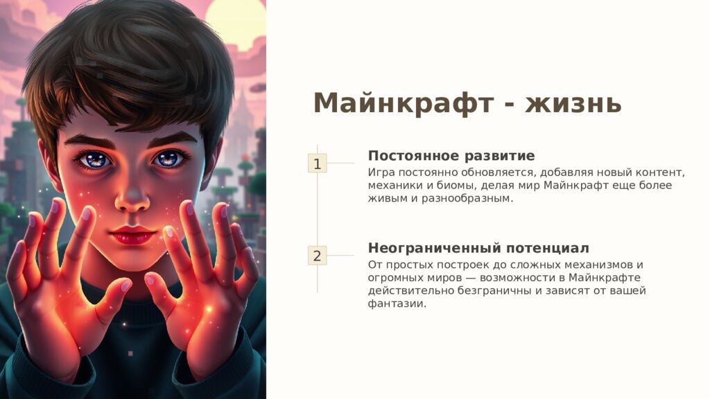 Майнкрафт: Бесконечная Вселенная Майнкрафт представляет собой огромную,