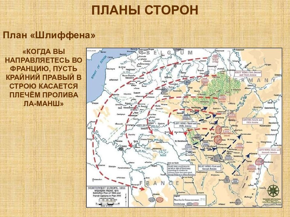 План шлиффена в первой мировой войне это план германского генштаба по ведению первой мировой войны