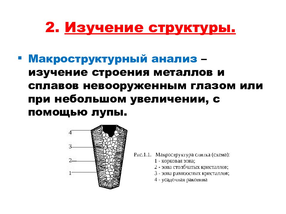 Анализ металла