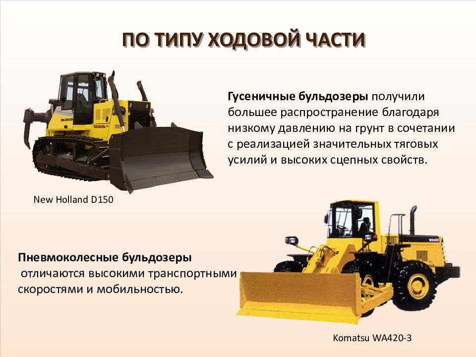 ПО ТИПУ ХОДОВОЙ ЧАСТИ