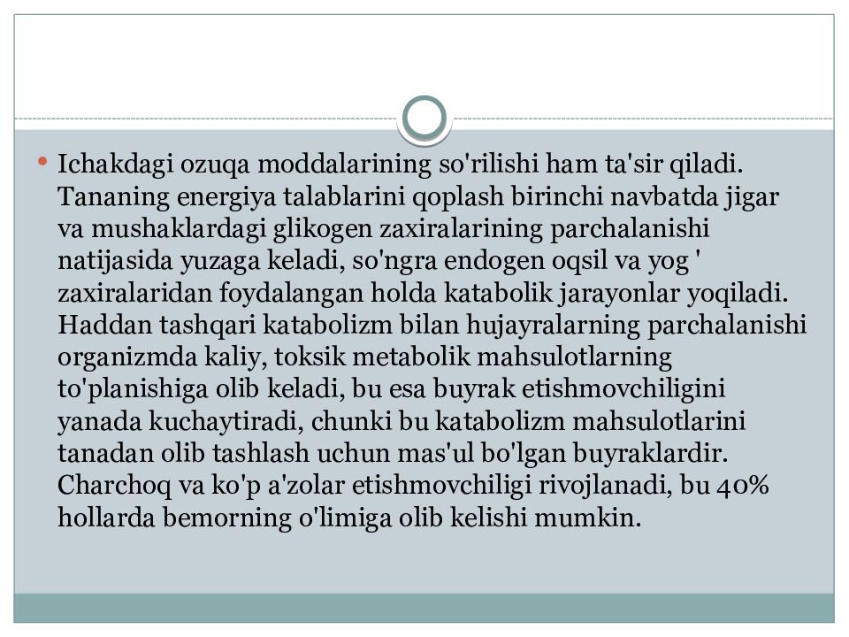 I chak oqma yaralarni bartaraf qilish usullari I chak oqma yaralarni bartaraf qilish usullari