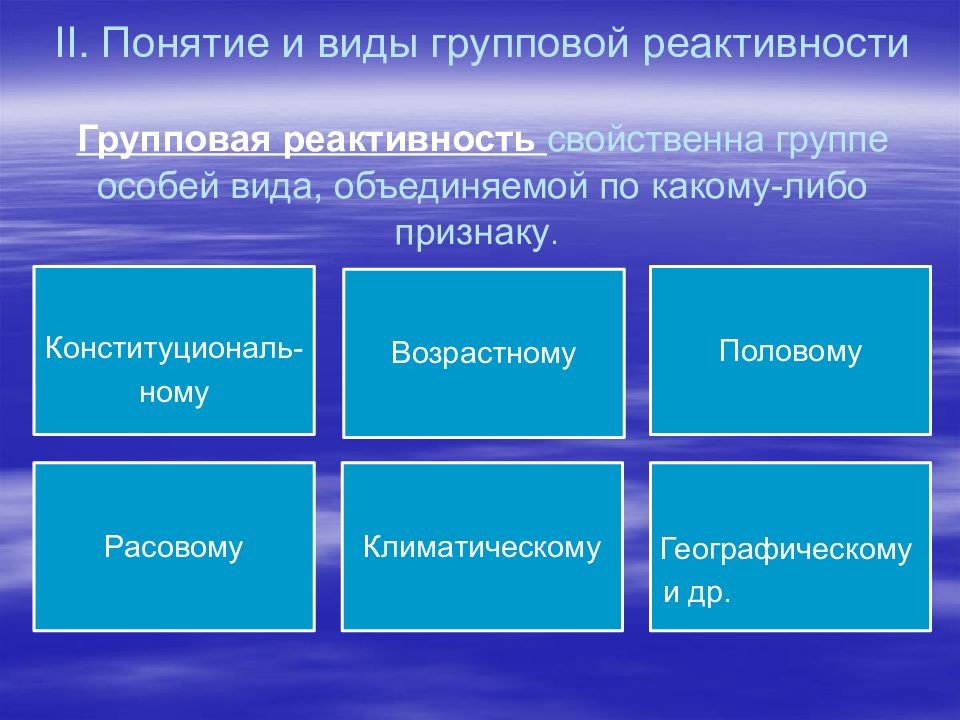 Видовая реактивность. Виды групповой реактивности. Виды реактивности. Групповая реактивность примеры. Групповая реактивность патофизиология.