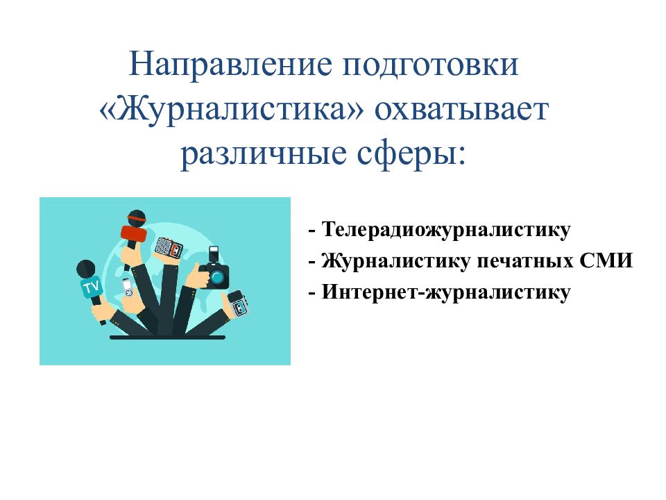 Журналист направления. Направление подготовки «журналистика». Направления журналистики виды. Узкие направления журналистики.