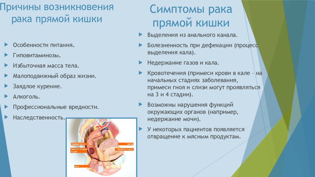 Презентация сестринский уход при заболеваниях прямой кишки