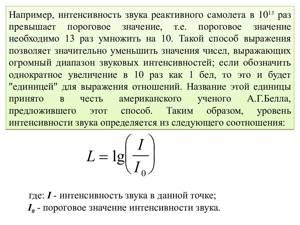 Громкость и интенсивность звука