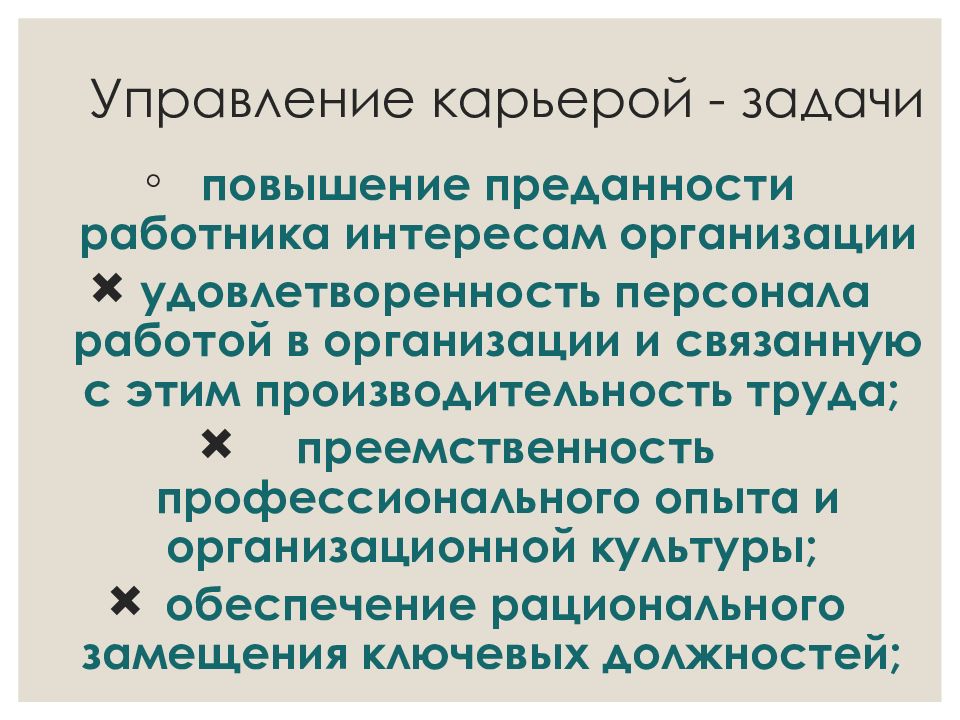 Управление деловой карьерой презентация