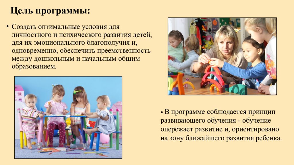 Цель программы: