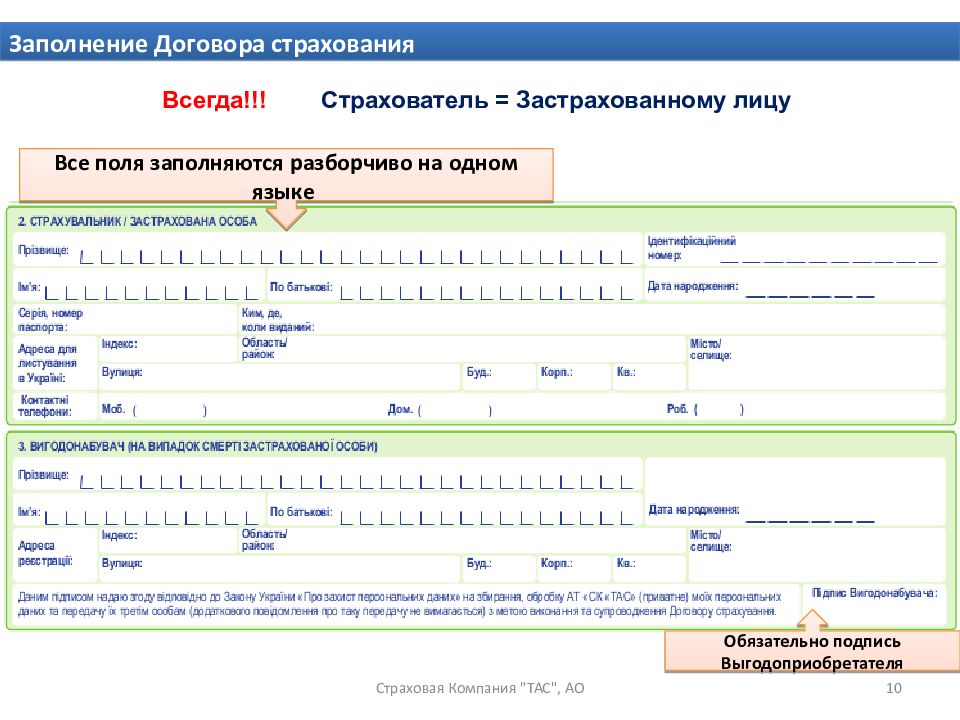 Реестр договоров страхования. Презентация страхование заключение.