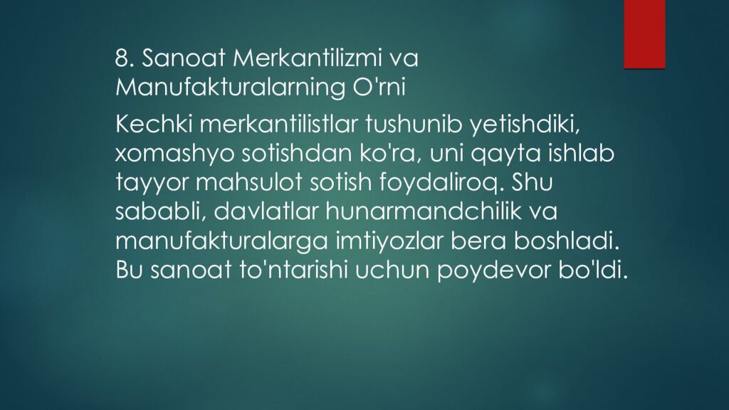 Merkantilizm iqtisodiy maktabi