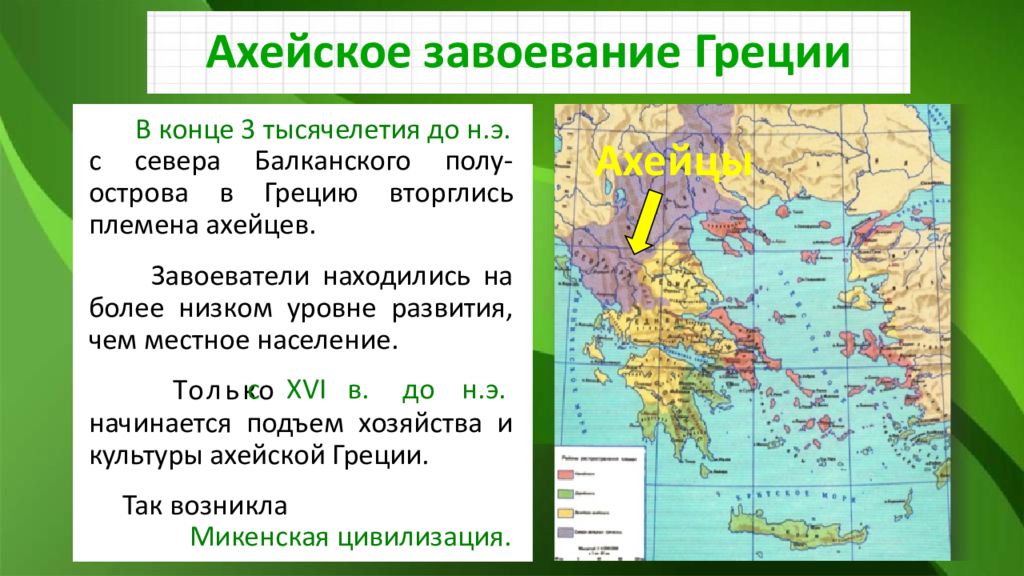 История страны греции план