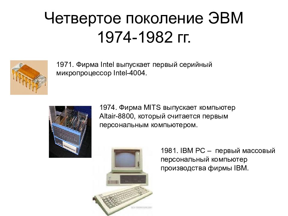 Компьютер стали. IV поколение ЭВМ (C 1972г. По настоящее время). Микропроцессоры 4 поколения ЭВМ Malay 8523 AX. Четвертое поколение ЭВМ (1974 — 1982 гг.). 4 Поколение ЭВМ.