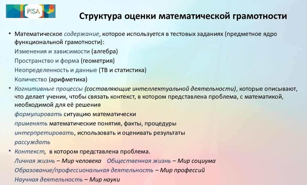 Структура оценки