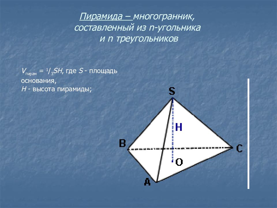 N треугольник. Пирамида многогранник составленный из n-угольника. Многогранник составленный из n-треугольников расположенных.