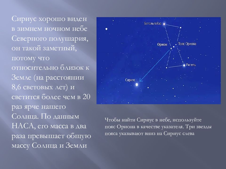 Сириус звезда какого созвездия. Сириус это самая яркая звезда Северного полушария. Сириус Созвездие самая яркая звезда. Доклад о звезде Сириус. Сириус презентация.