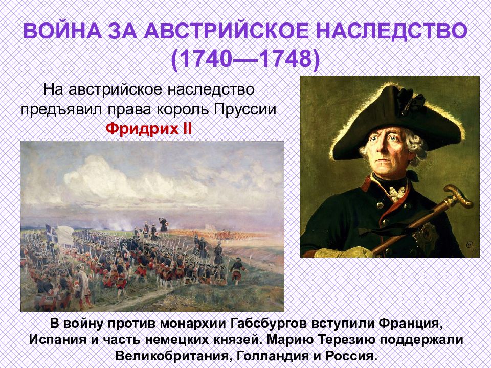 Международные отношения в 18 веке презентация 8 класс презентация