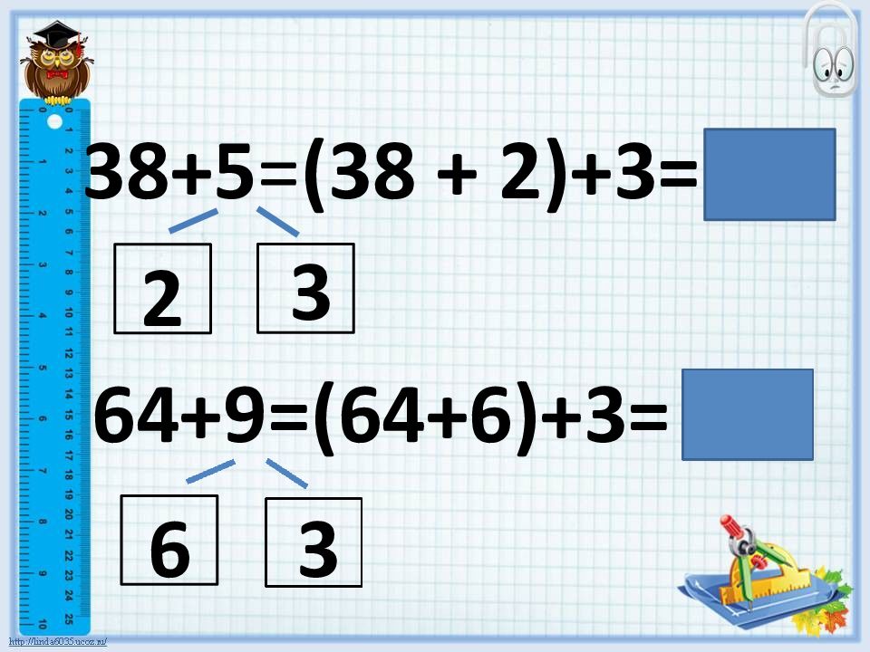 Урок 7. Приемы вычислений для случаев вида 26+7. Примеры вида 26+7. Приёмы вычисления для случаев вида 26 +7 алгоритм. Приемы вычислений для случаев вида 26+7 35-7.