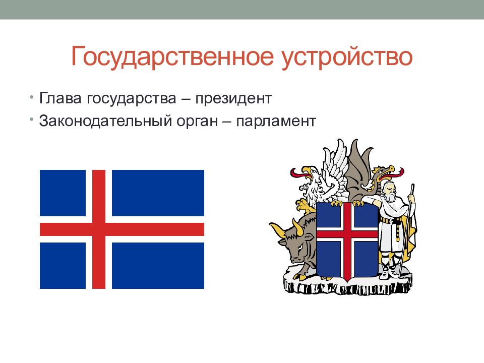 Глава государства исландии. Исландия флаг и герб. Исландия флаг и герб кратко. Исландия государственное устройство.