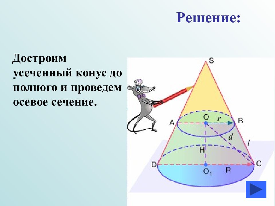 Геометрия 11 усеченный конус презентация