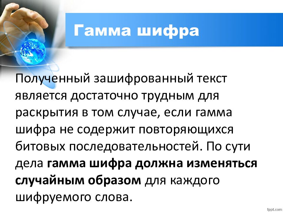 Гамма шифра