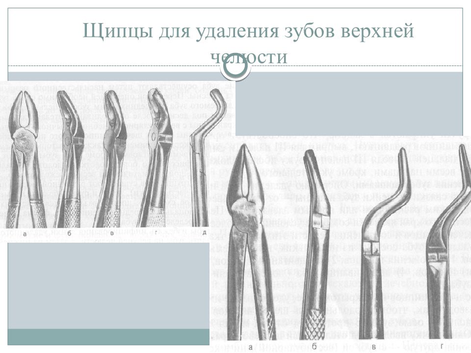 Что такое резекция зуба. Прямые коронковые щипцы для резцов. Щипцы прямые для удаления фронтальных зубов. Набор щипцов для удаления зубов верхней челюсти. Щипцы элеваторы.