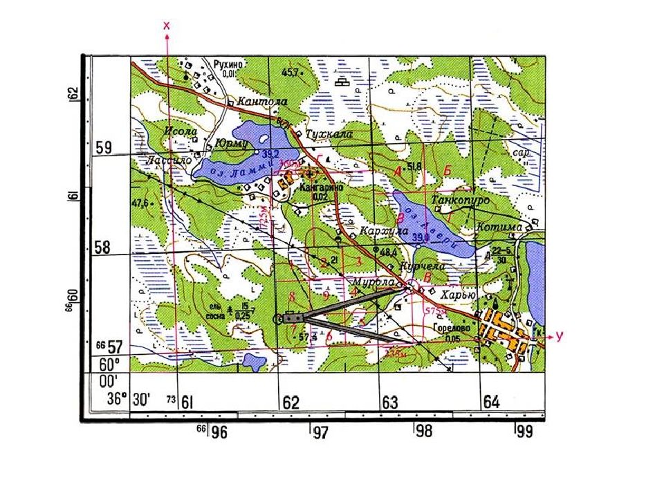 Ориентирование топографической карты на местности. Прямоугольные координаты. Географические и прямоугольные координаты. Найти прямоугольные координаты на карте. Прямоугольные координаты на топографической карте.