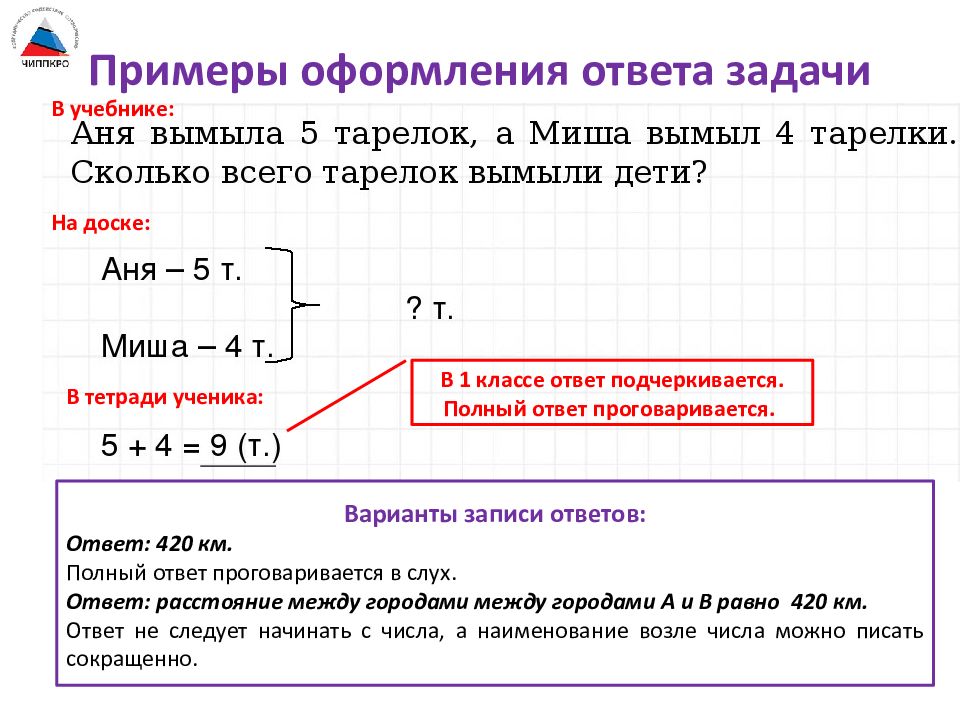 Задачи подсказки