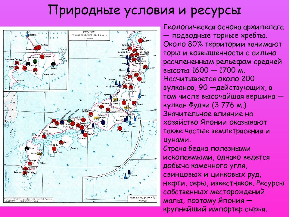 Географическое положение японии презентация