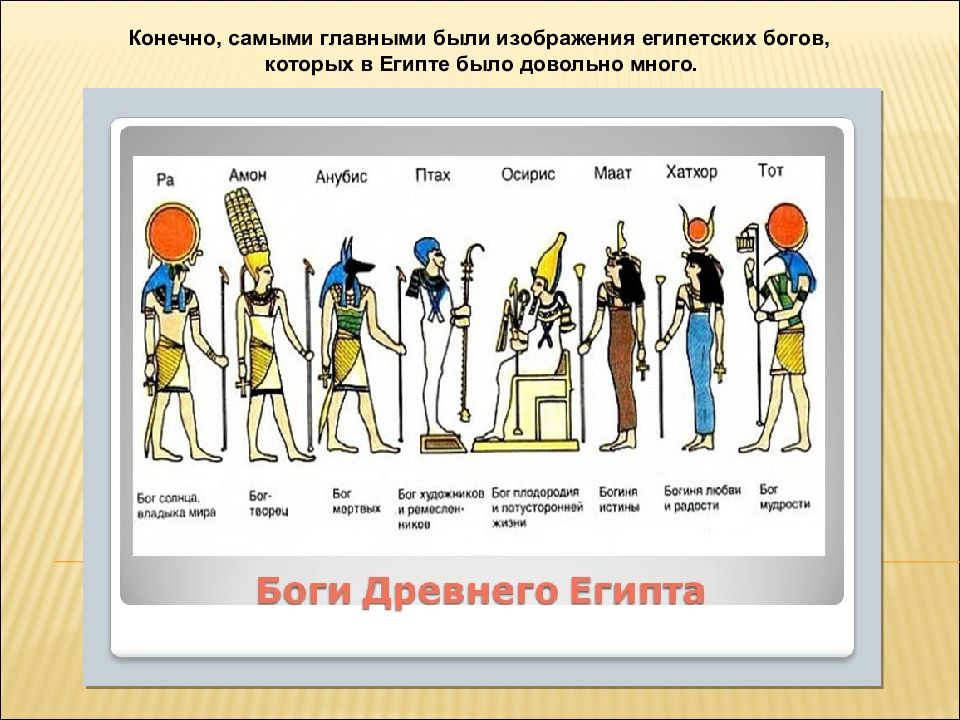 Боги древнего египта презентация 10 класс