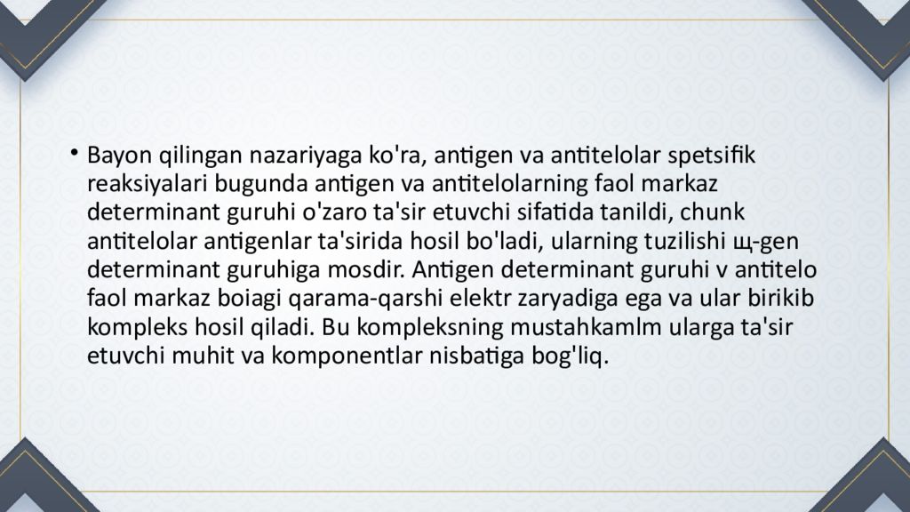 IMMUNITET haqida tushuncha va uning turlari IMMUNITET haqida tushuncha va uning turlari