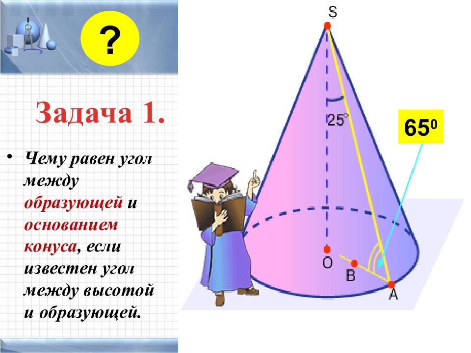 Площадь конуса через угол. Площадь основания конуса. Угол между образующими конуса. Угол между высотой и образующей усеченного конуса. Площадь конуса через образующую.