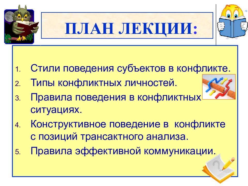 Составьте план на тему способы конструктивного поведения в конфликтной ситуации