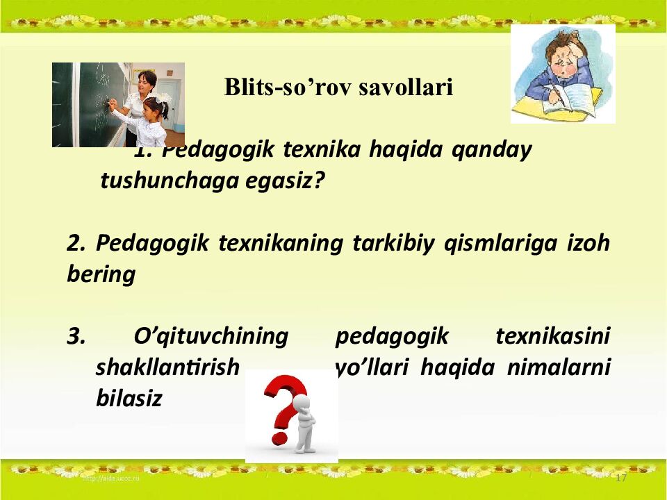 1 Andijon davlat unversiteti Pedagogika fakulteti BTSTI yo'nalishi 406 -guruh