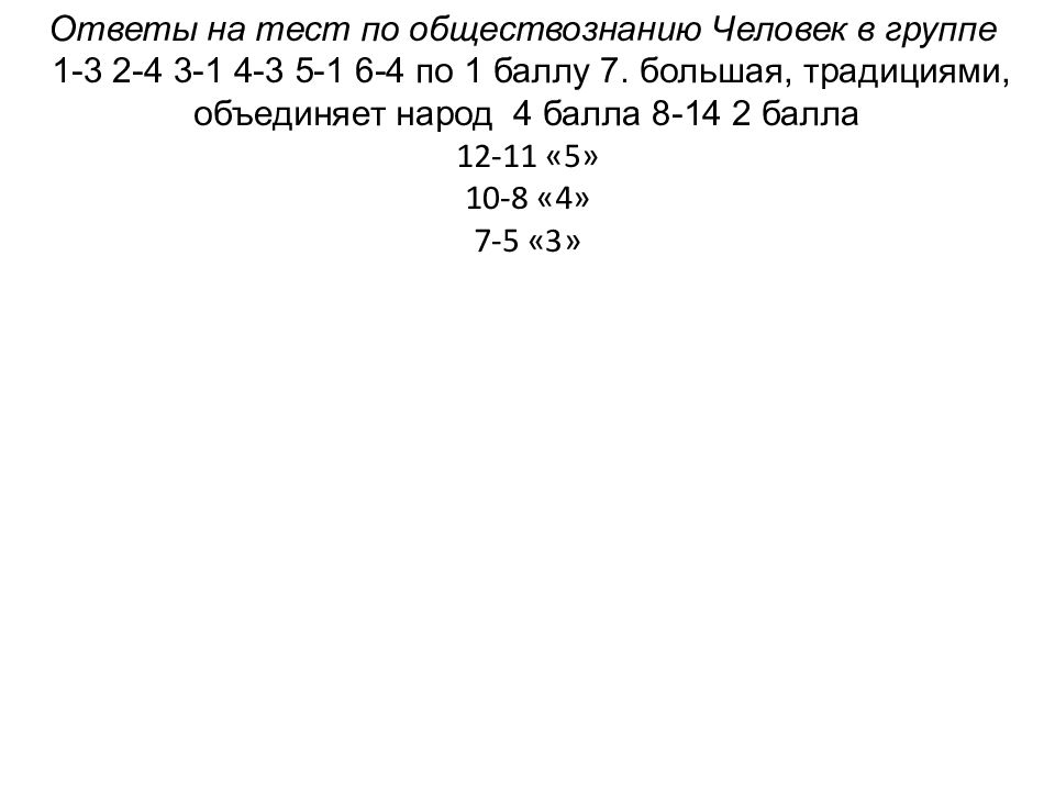 Тест по обществознанию общение