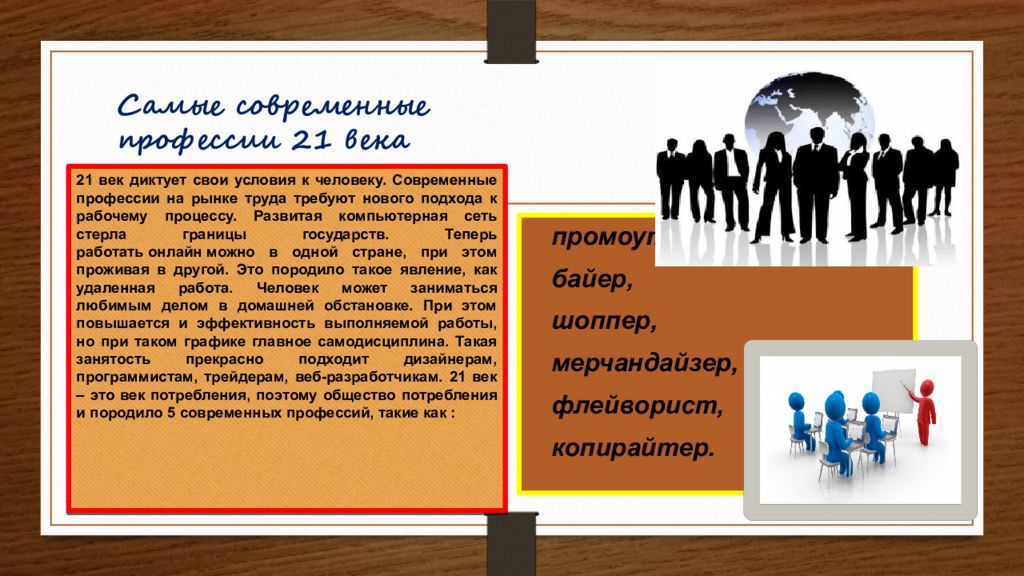 Презентация современный человек 6 класс. Профессии 21 века. Современные профессии на рынке труда. Необычные профессии 21 века. Наиболее востребованные профессии 21 века.