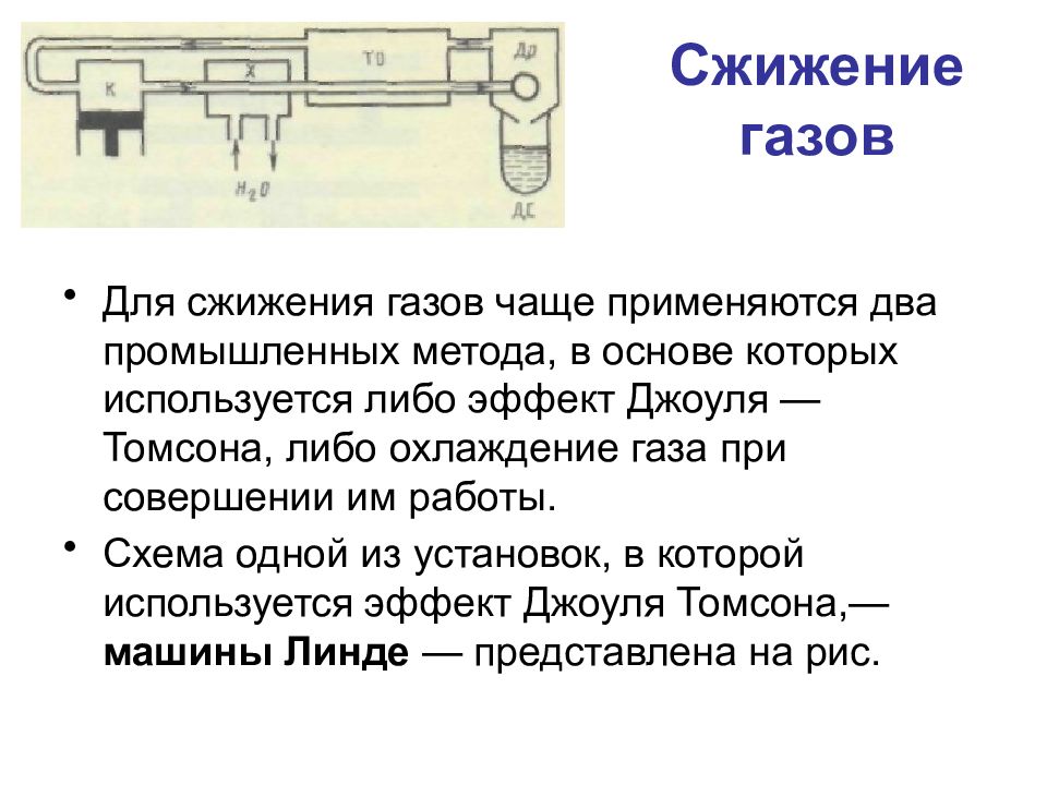 Сокращение газа. Идеальный процесс сжижения газов. Сжижение газа. Методы сжижения газа. Сжижение газов физика.