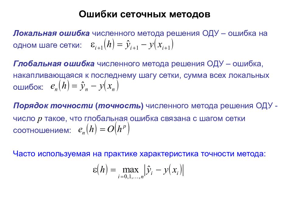 Численные методы презентация