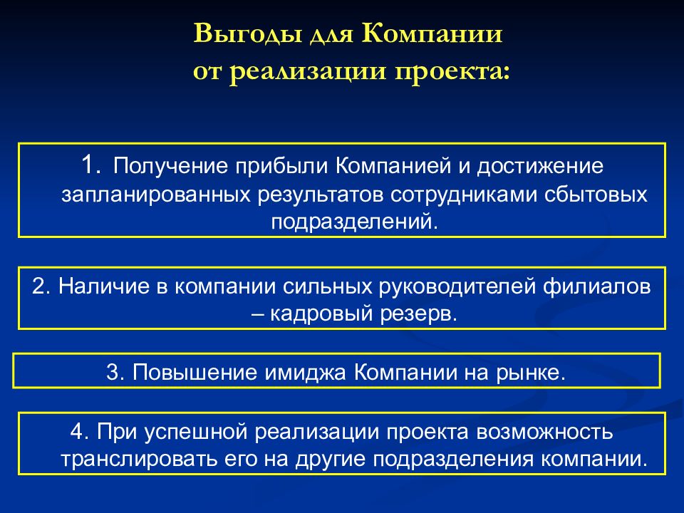 Достижение выгоды. Достижение выгоды
