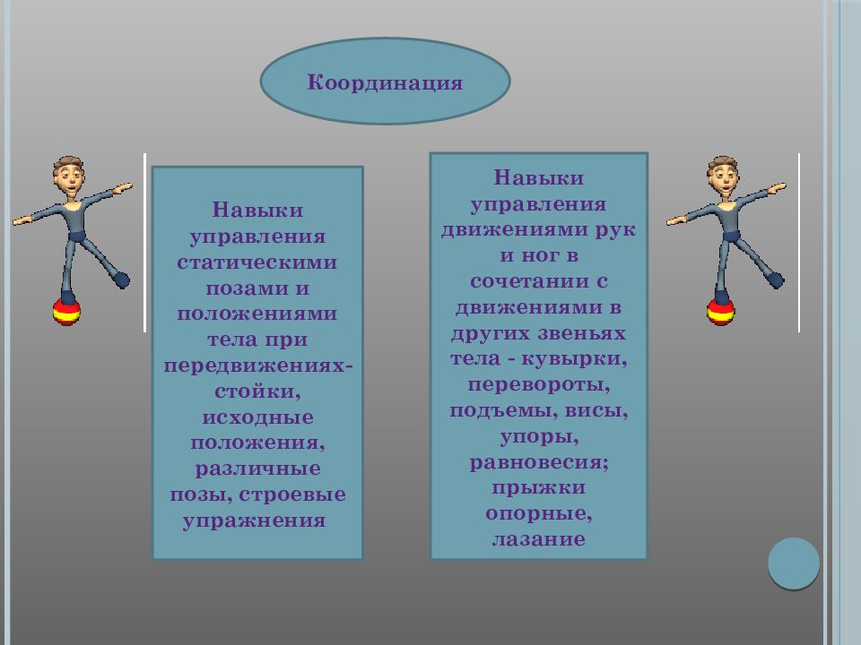 Развитие координационных способностей