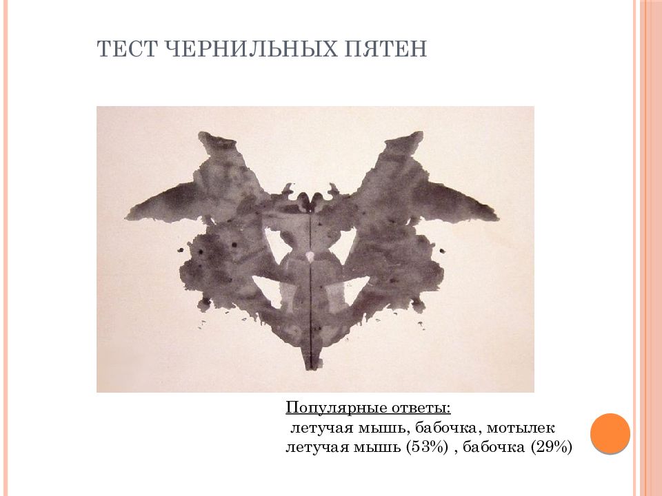 Проективные методы в психологии презентация