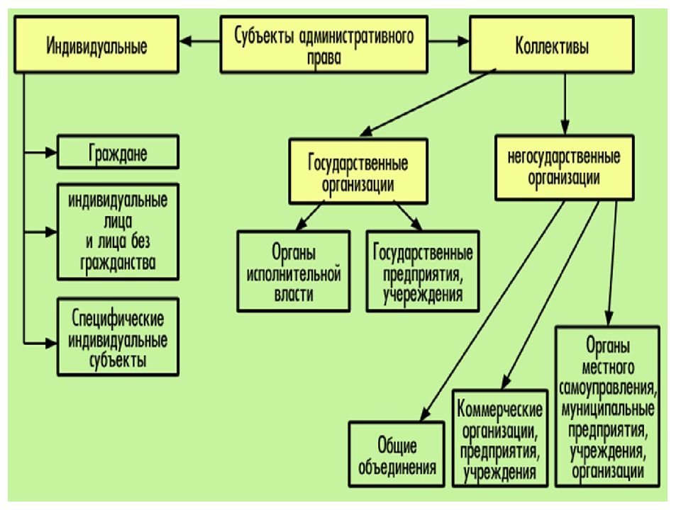 План правоотношения и правонарушения