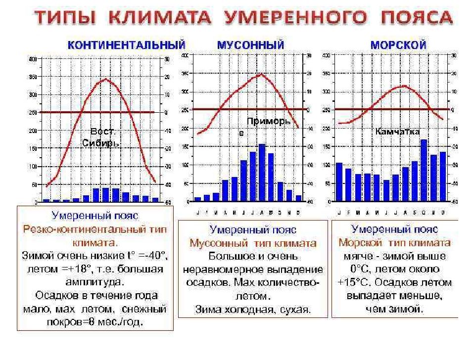 По климатограммам определите типы климата евразии рисунок 174