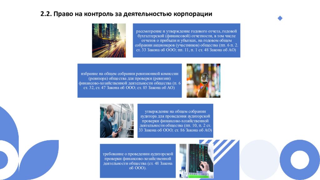 Тема 6. КОРПОРАТИВНЫЕ ПРАВА И ОБЯЗАННОСТИ УЧАСТНИКОВ