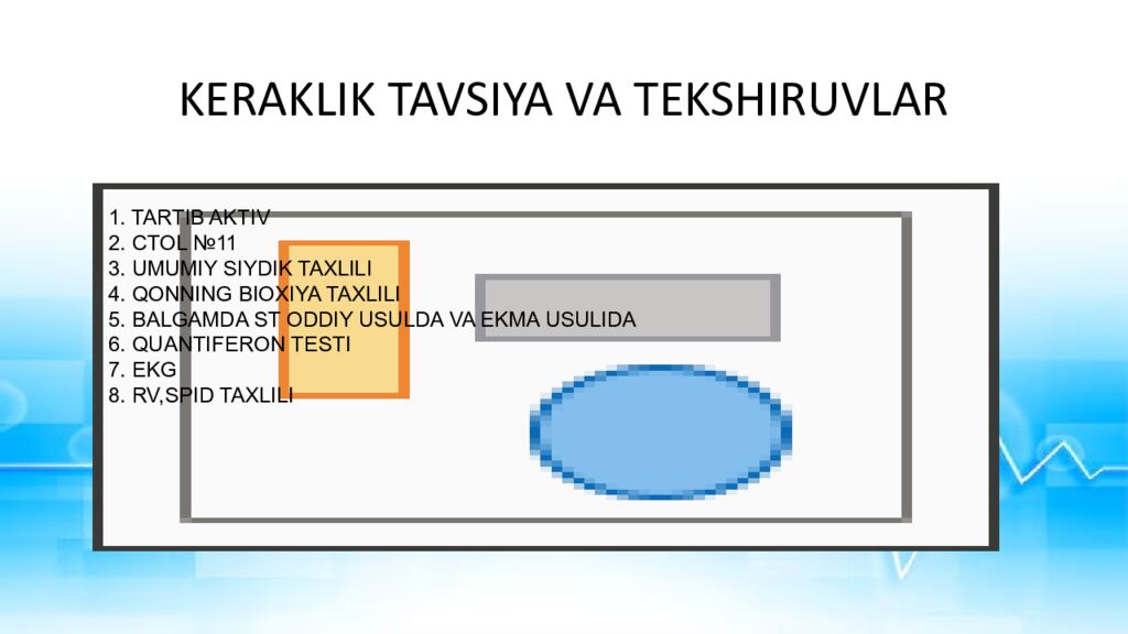 KERAKLIK TAVSIYA VA TEKSHIRUVLAR