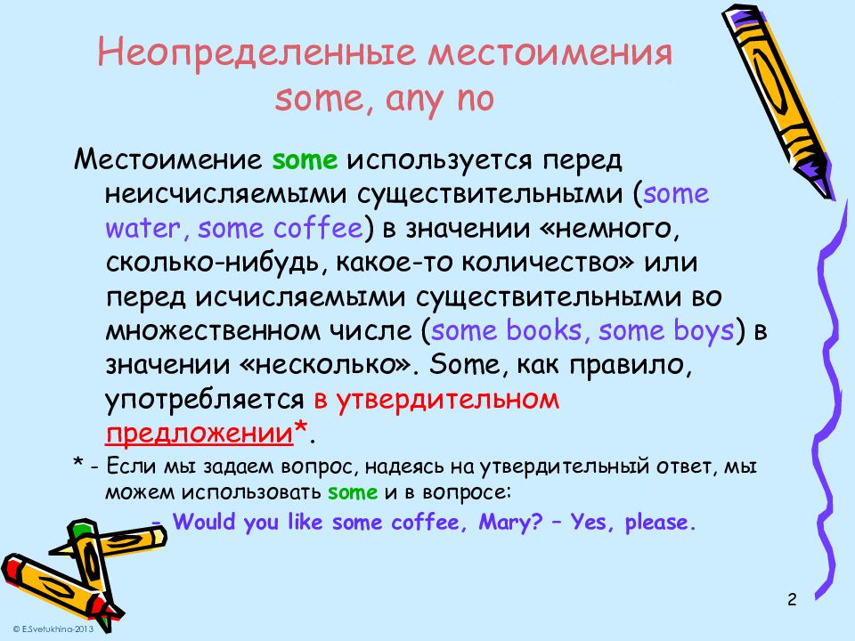 Неопределенные местоимения урок в 6 классе презентация