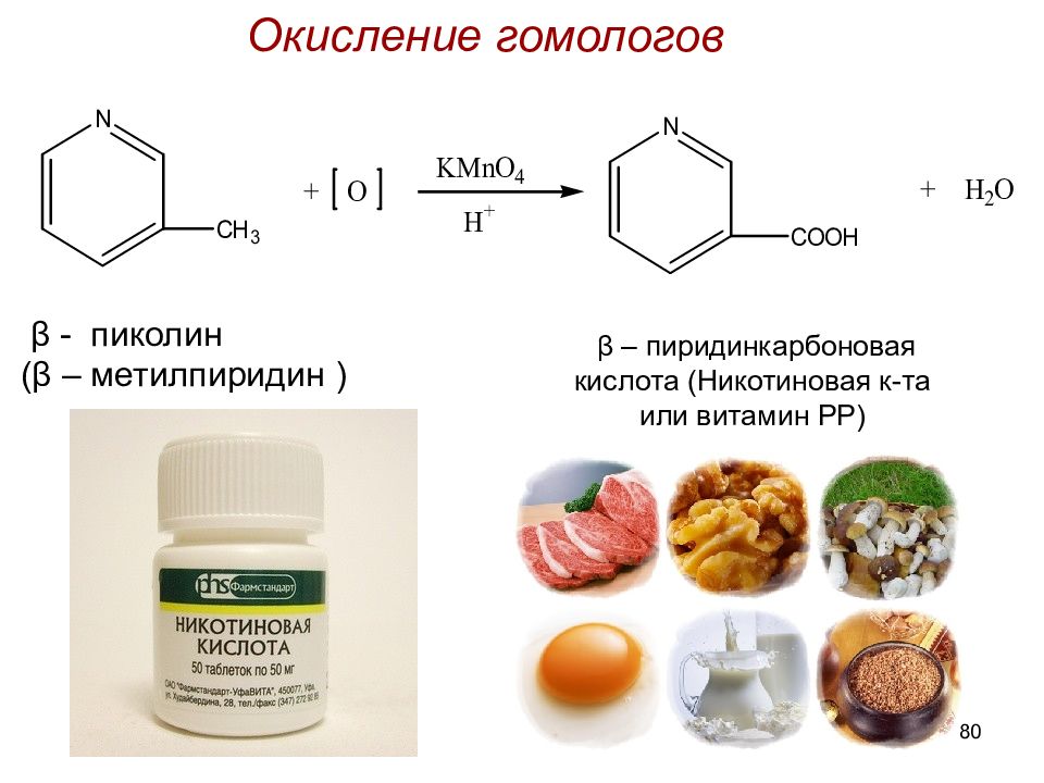 Никотиновая кислота витамин. Бетапикалин окисление. Бета пиколин окисление. Формула пиколин,никотиновая кислота. Синтез никотиновой кислоты из бета пиколина.